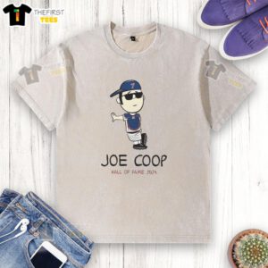 Good Joe Mauer Hall of Fame 2024 washed t-shirt featuring vintage design, perfect for baseball fans and collectors.
