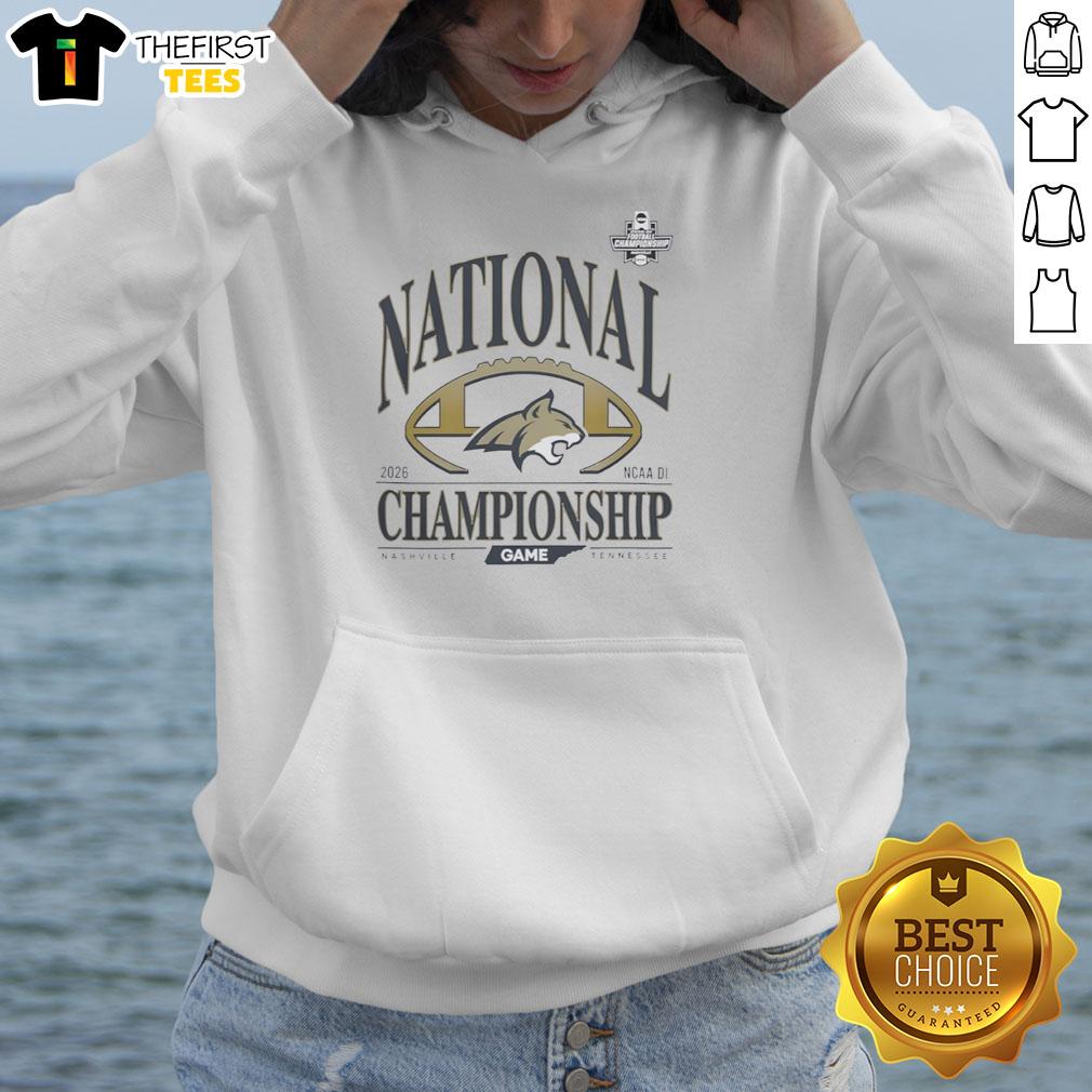 Penn State Nittany Lion Football Championship Game 2026 NCAA DI logo hoodie featuring vibrant team colors and design.