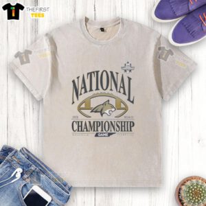 Alt Text: Penn State Nittany Lion football championship game 2026 logo on a washed t-shirt, perfect for fans and collectors.