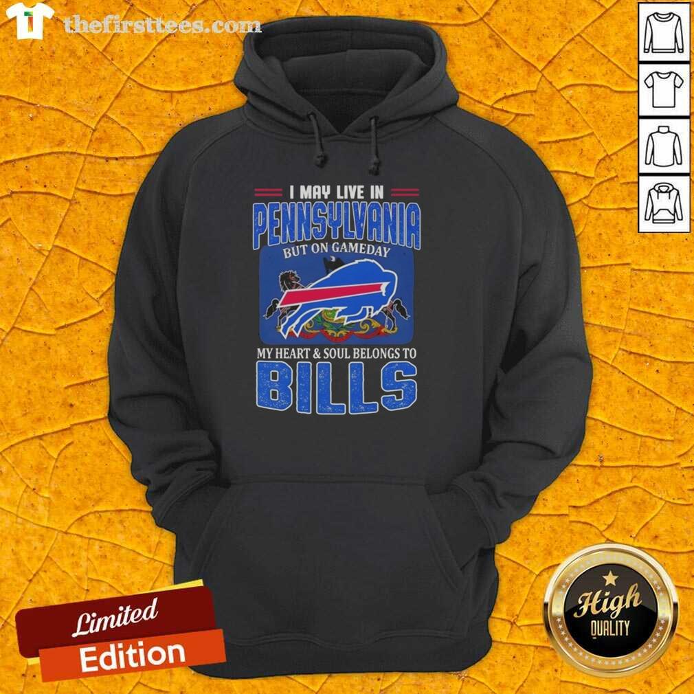 Alt Text: Buffalo Bills football flag hoodie, perfect for Gameday, showcasing team spirit in Pennsylvania.