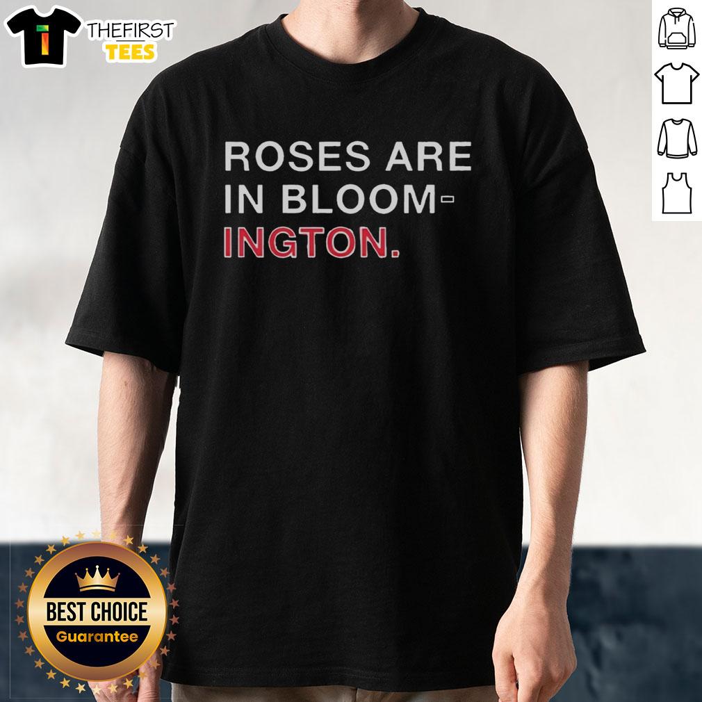 Hot Roses t-shirt featuring Bloomington Indiana Hoosiers Football design for the 2025 Rose Bowl event.