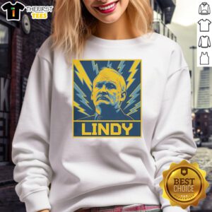 Official Lindy Ruff Buffalo Sabres hockey sweatshirt featuring team colors and logo, perfect for fans and collectors.