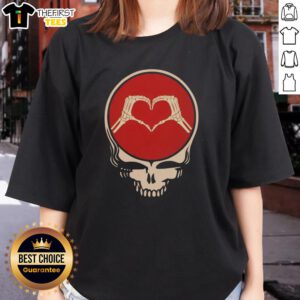 Premium Grateful Dead rock music Valentine's Day ladies tee featuring iconic band graphics and a stylish fit for fans.