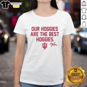 Premium Indiana Football Fernando Mendoza Hoggies Ladies Tee featuring stylish design for fans and comfort wear.