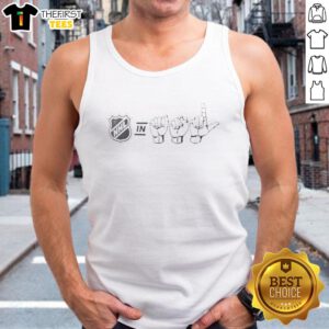 Premium NHL in ASL Tank Top featuring a stylish design for hockey fans who love American Sign Language.
