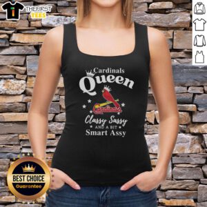 Premium St. Louis Cardinals tank top featuring a classy, sassy, and smart-assy design for stylish fans.