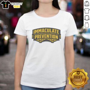 Pretty Immaculate Prevention City Pittsburgh Steelers football ladies tee featuring a stylish design for female fans.