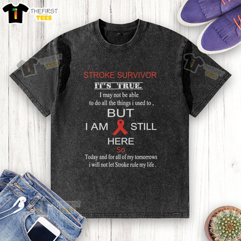 Pretty Stroke Survivor T-Shirt: Inspiring design reflecting resilience and strength after stroke recovery.