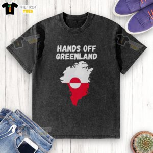 Alt Text: Top Hands-Off Greenland Washed T-Shirt in soft cotton, featuring a relaxed fit and eco-friendly design.