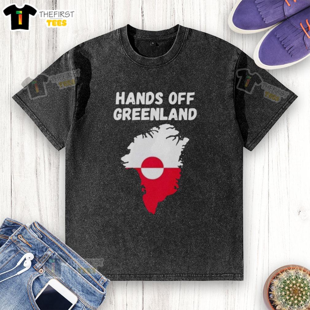 Alt Text: Top Hands-Off Greenland Washed T-Shirt in soft cotton, featuring a relaxed fit and eco-friendly design.