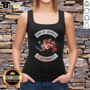 Top Son of America Cincinnati map sports logos combine tank top design, showcasing local pride and team spirit.