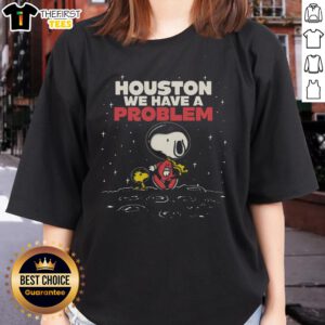 Top We Have A Bit Of A Problem Ladies Tee featuring a stylish design and vibrant colors for casual wear.