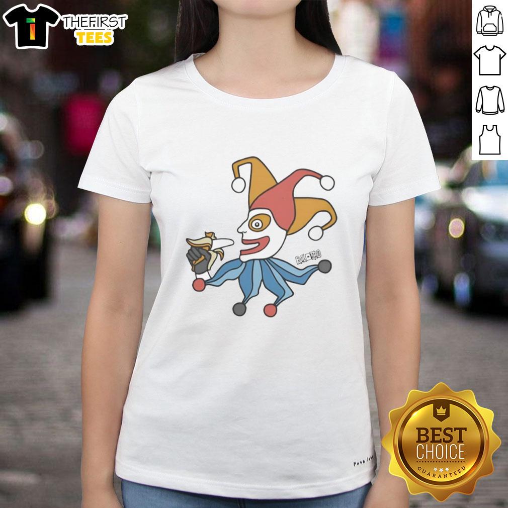 Awesome April Fools Jimbo Ladies Tee featuring a fun design perfect for April Fools' Day celebrations.