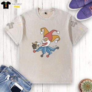Awesome April Fools Jimbo Washed T-Shirt in vibrant colors, perfect for fun pranks and casual outings.