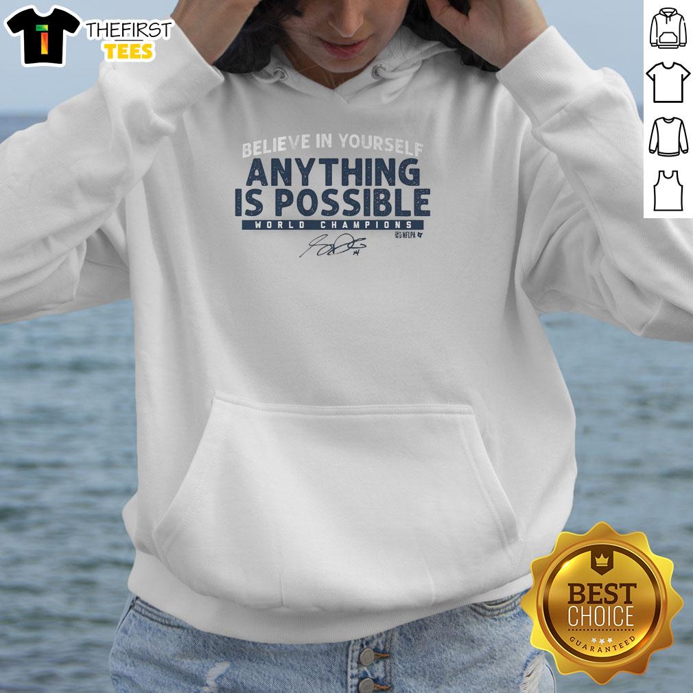 Awesome Sam Darnold Anything Is Possible hoodie featuring a stylish design for football fans and supporters.