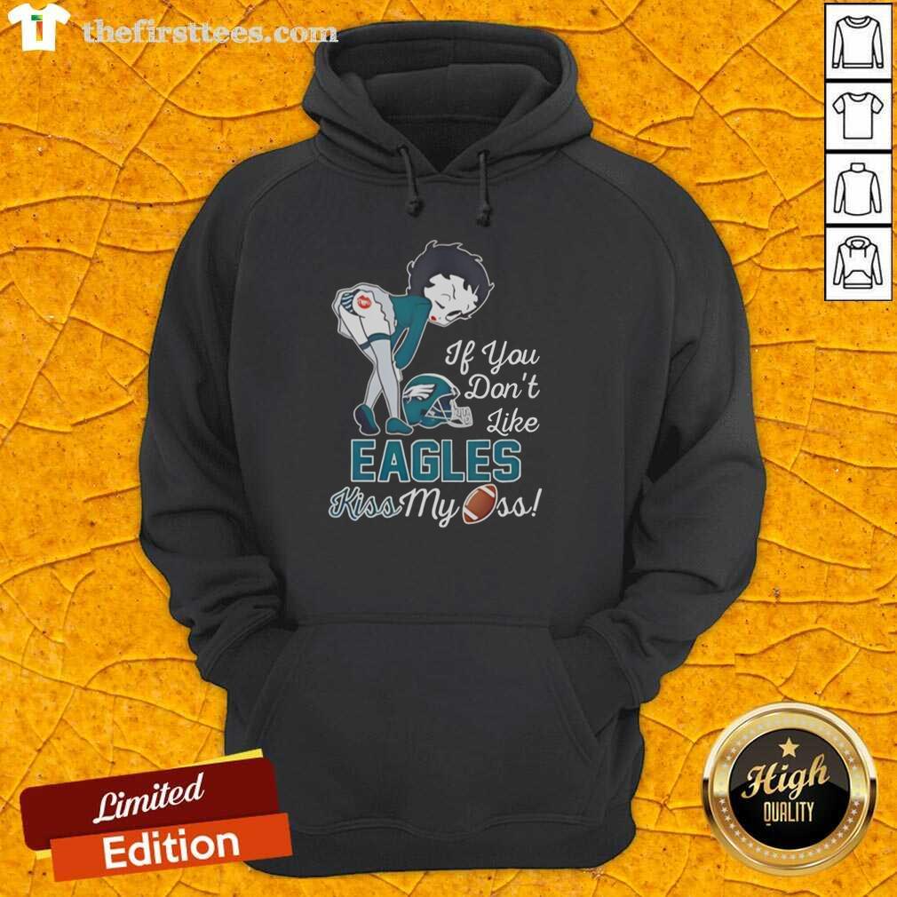 Good Betty Philadelphia Eagles football fan graphic on a game day hoodie, perfect for showing team spirit.