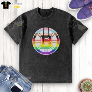 Alt Text: Good Boston Bruins Healthcare Appreciation X NHL 2026 Night washed t-shirt featuring team logo and vibrant colors.