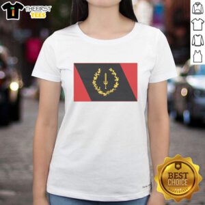 Stylish Nice Black American Heritage Flag Ladies Tee showcasing pride in heritage and culture.