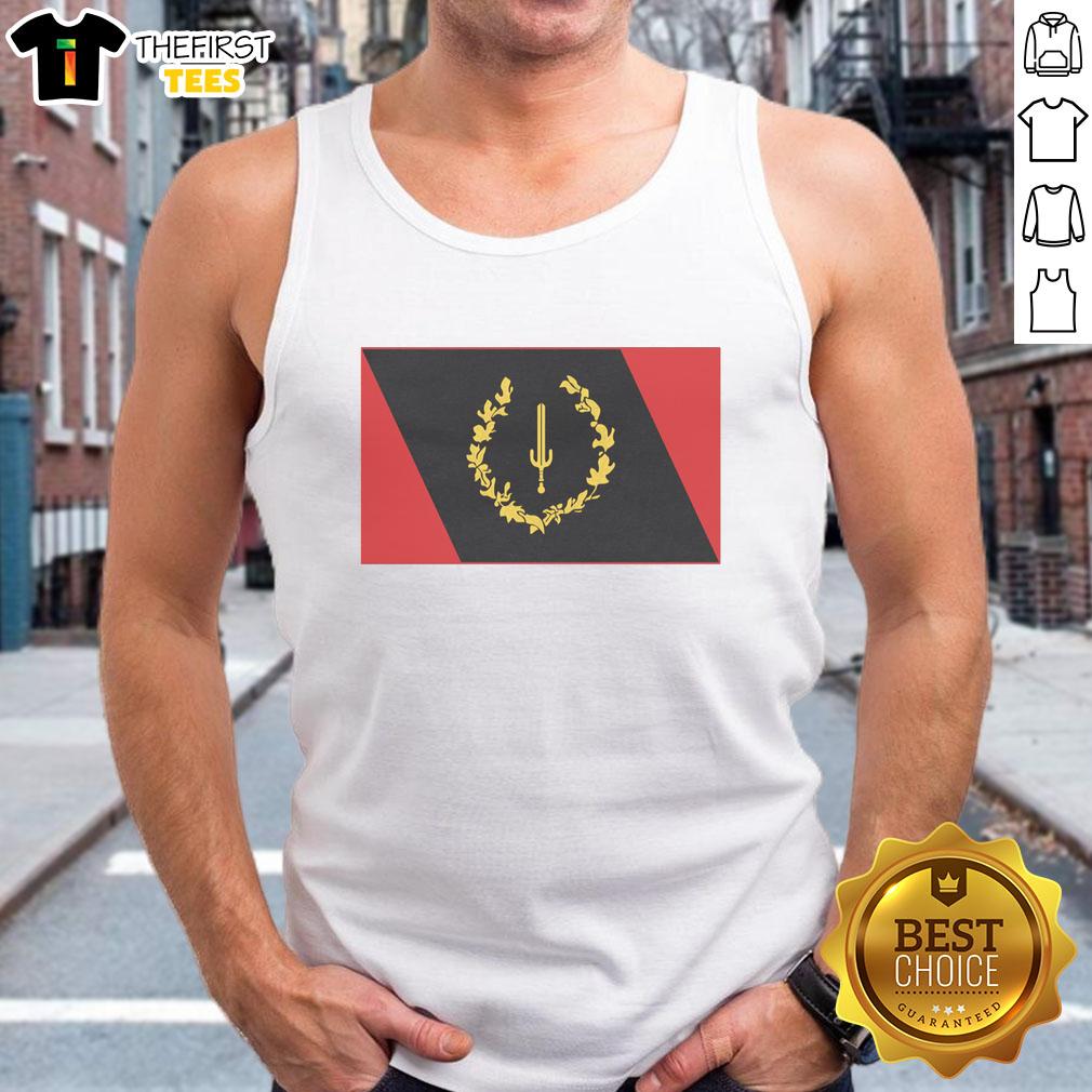 Stylish black tank top featuring the Black American Heritage Flag, perfect for showcasing cultural pride and style.