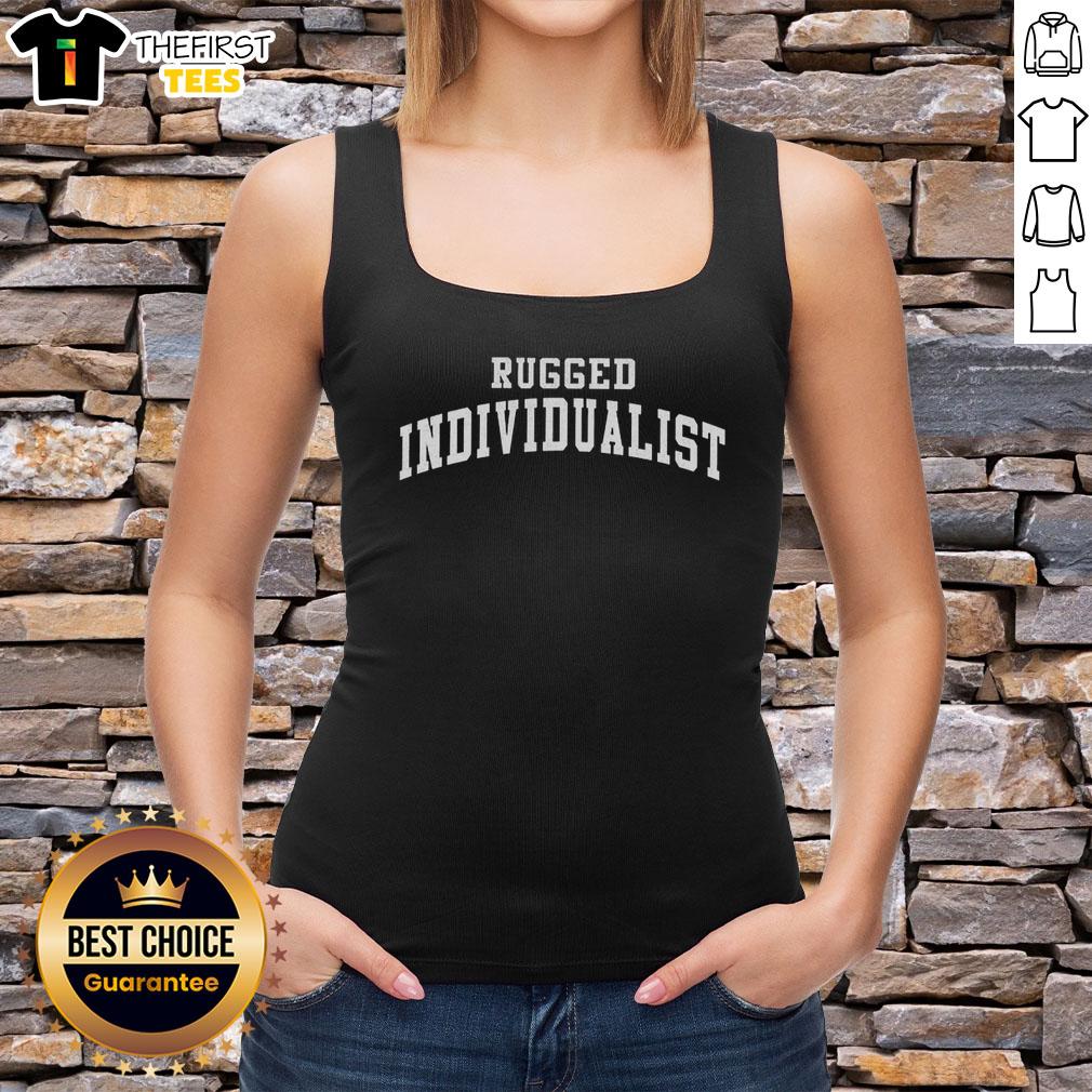 Official Rugged Individualist Tank Top featuring a durable design, perfect for outdoor adventures and casual wear.