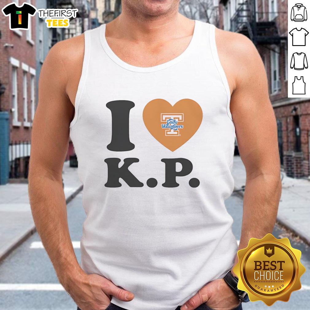 Pretty I Love Karlyn Pickens 23 Tennessee Lady Volunteers softball heart shape tank top in vibrant colors.