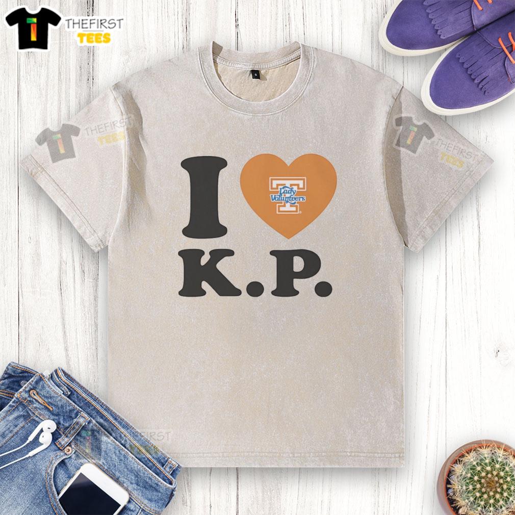 Pretty I Love Karlyn Pickens 23 Tennessee Lady Volunteers Softball heart shape washed t-shirt design in vibrant colors.