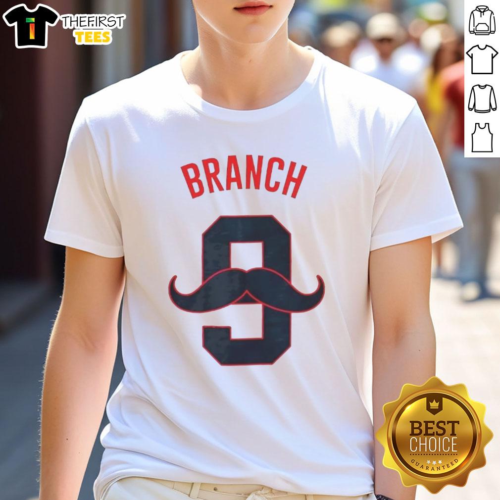 Alt Text: Awesome Georgia Bulldogs Kolby Branch Number 9 T-Shirt, featuring team colors and logo for dedicated fans.