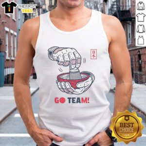 Awesome Go Team Japan tea celebration tank top featuring vibrant graphics and a festive design for fans.