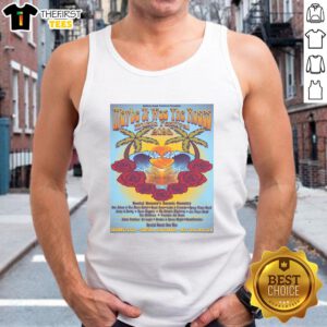 Good Maybe It Was The Roses Festival tank top from Crowne Plaza Ventura, CA, May 20-31, 2026, showcasing vibrant floral design.