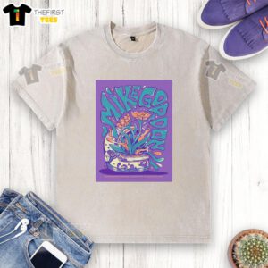 Alt Text: Good Mike Gordon Neighborhood Theatre March 19, 2026 poster on a washed t-shirt, showcasing vibrant concert design.