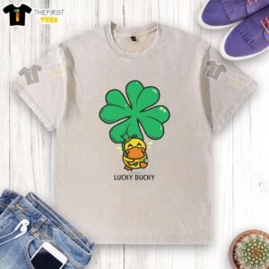 Original Lucky Ducky washed t-shirt in vibrant colors, showcasing a playful duck design for casual wear.