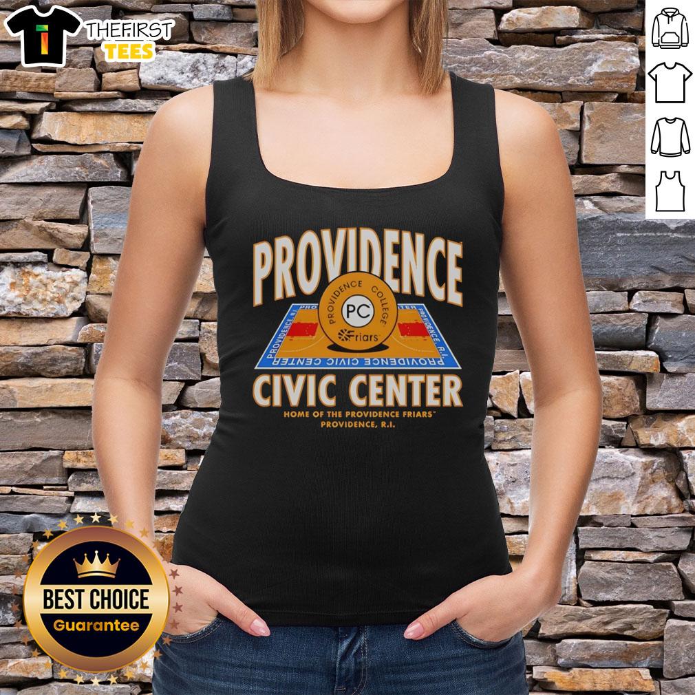 Alt Text: Original Providence Civic Center tank top featuring the Providence Friars logo, perfect for fans in RI.
