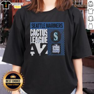 Original Seattle Mariners at Cactus League Spring Training 2026 ladies tee showcasing vibrant team colors and logo.