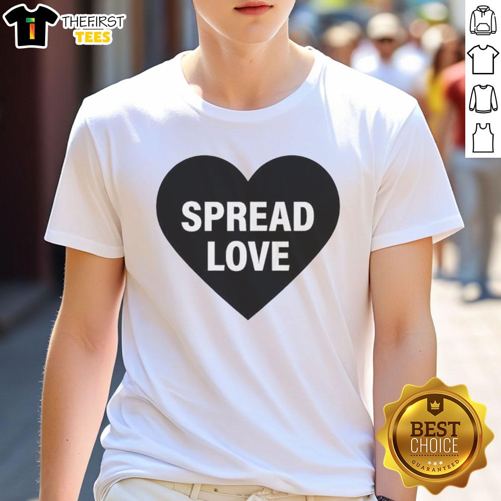 Alt Text: Premium Jack Martin Pizza Movie Spread Love Heart 2026 T-Shirt featuring vibrant graphics and a fun design for pizza lovers.