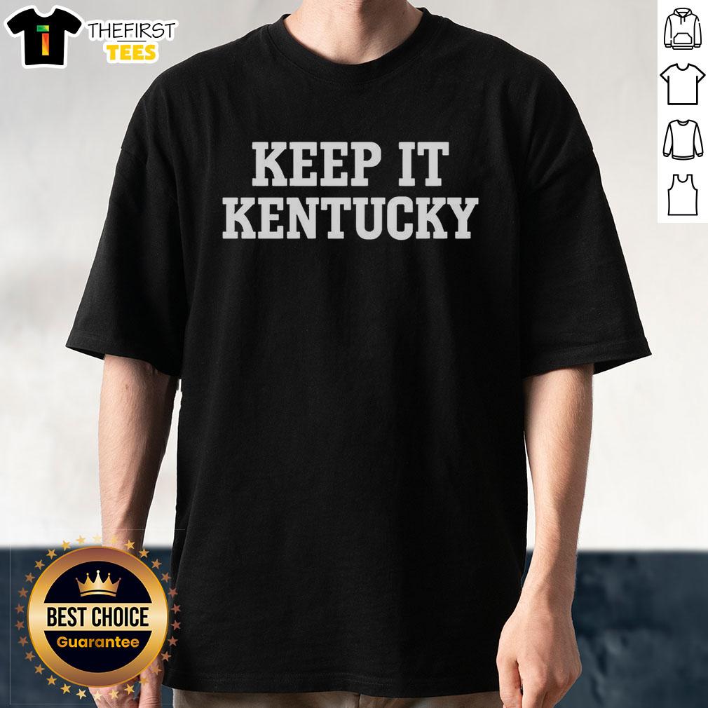 Premium Keep It Kentucky Letter T-Shirt featuring a stylish design and comfortable fit for Kentucky pride.
