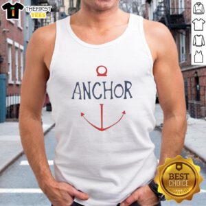 Premium One Piece Ringer Anchor Tank Top featuring a stylish anchor design, perfect for summer outings and casual wear.