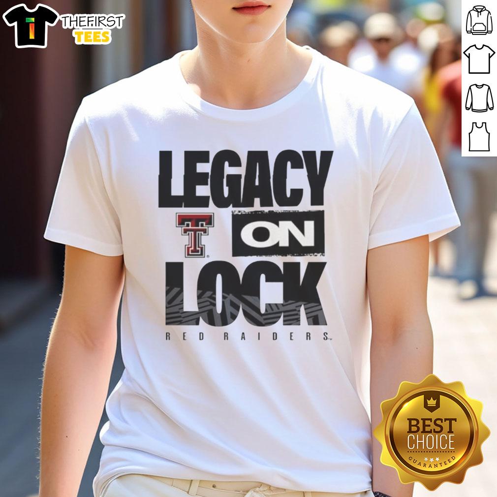 Premium Texas Tech Red Raiders NCAA 2026 Legacy On Lock On T-Shirt featuring team colors and logo for fans.