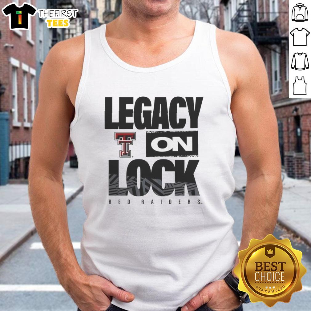 Alt Text: Premium Texas Tech Red Raiders NCAA 2026 Legacy On Lock-On Tank Top featuring vibrant team colors and logo.