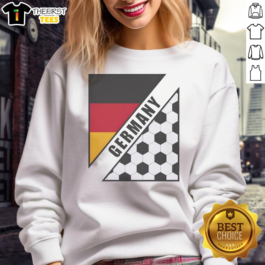 Premium UGP Campus Apparel Germany Flag Football Sweatshirt featuring a vibrant design, perfect for sports fans and casual wear.