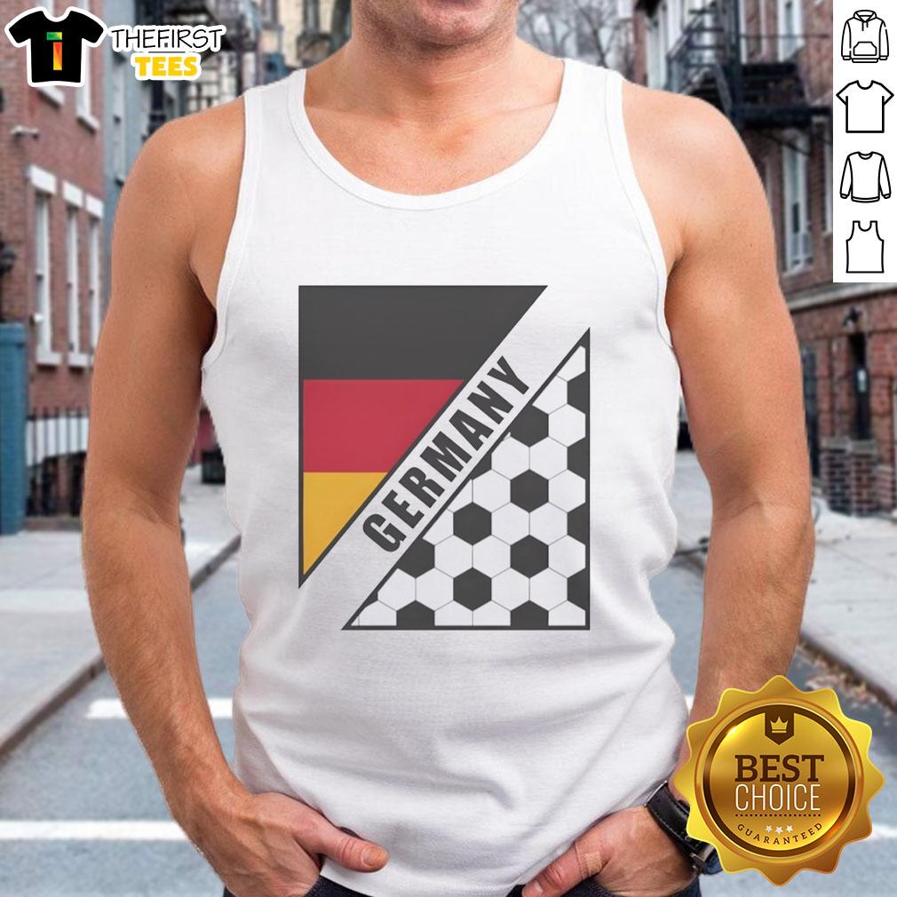Alt Text: Premium UGP campus apparel featuring a Germany flag design on a stylish football tank top for sports enthusiasts.