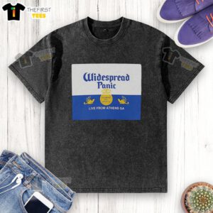 Premium Widespread Panic Live From Athens GA washed t-shirt featuring vibrant design and comfortable fit.