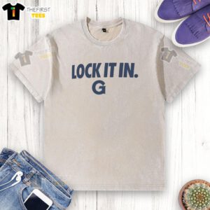 Top Georgetown Hoyas 2026 Lock It In Washed T-Shirt featuring vibrant team colors and logo, perfect for fans.