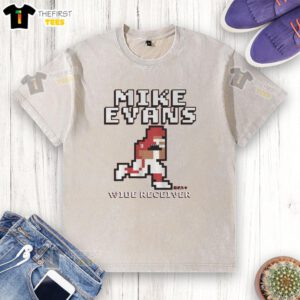 Top Mike Evans San Francisco Retro Baller Washed T-Shirt featuring a vintage design and soft fabric for ultimate comfort.