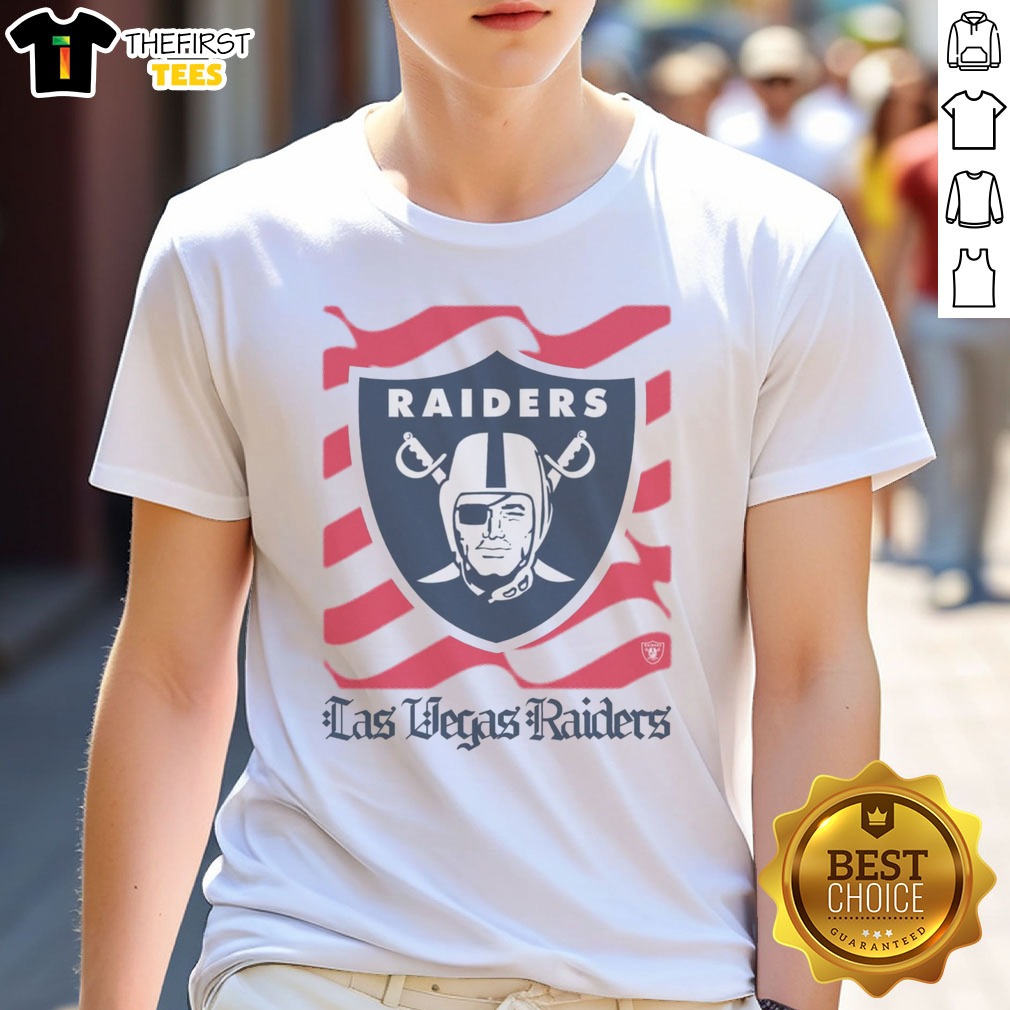 Awesome Las Vegas Raiders American Heritage Wordmark Shirt on Classic Shirt Awesome Las Vegas Raiders American Heritage Wordmark Shirt shown as a classic shirt preview