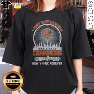 Awesome New York Knicks NBA Finals Champions 2026 Ladies Shirt in vibrant blue with championship graphics