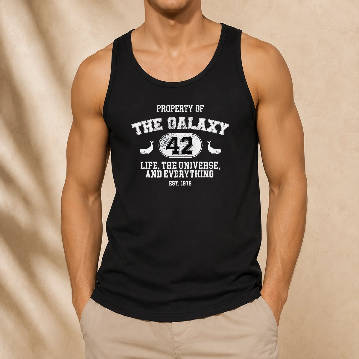 Awesome Property Of The Galaxy 42 Life The Universe And Everything Est 1979 Tank Top