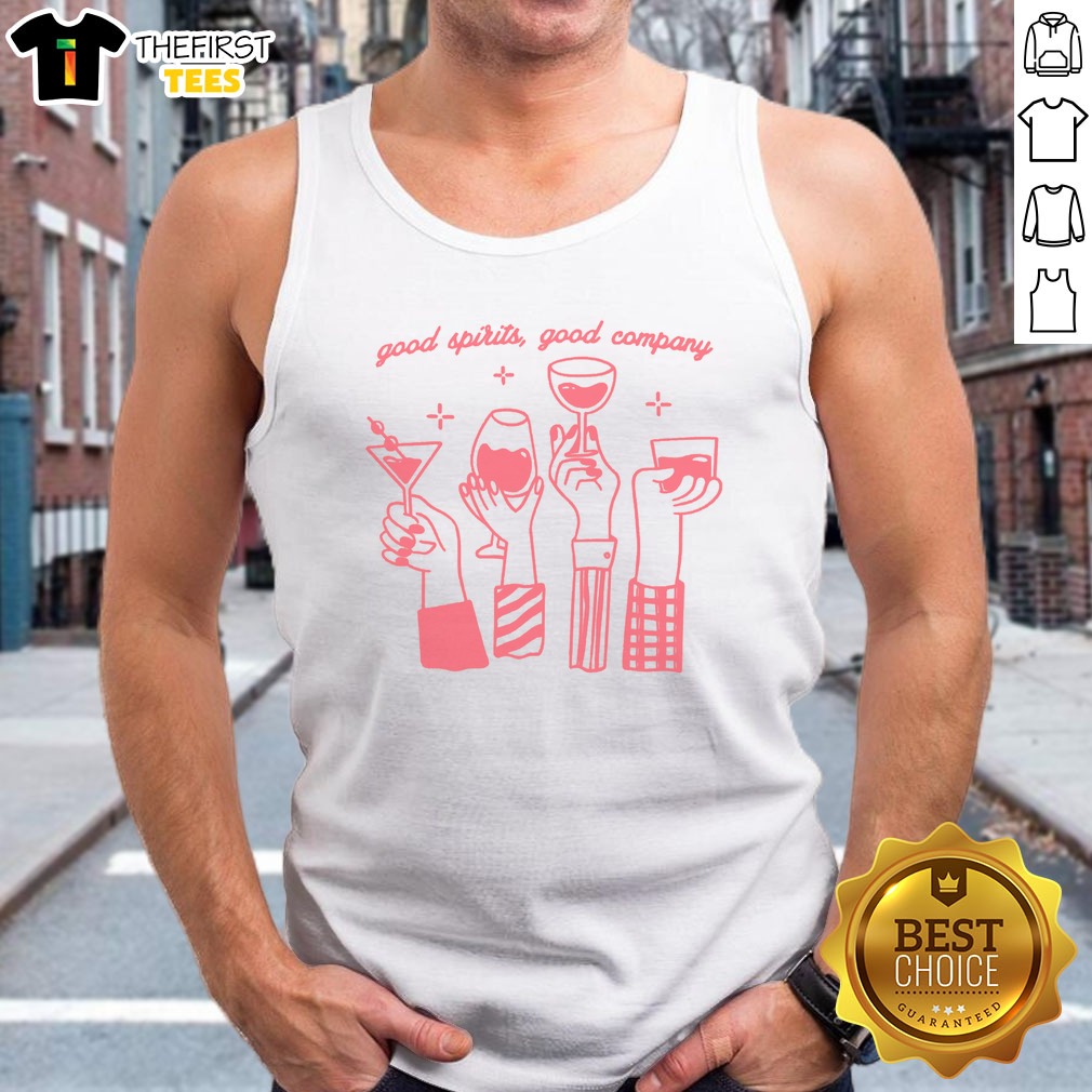Awesome Spirits Good Company Butter Shirt on Tank Top Awesome Spirits Good Company Butter Shirt shown as a tank top preview