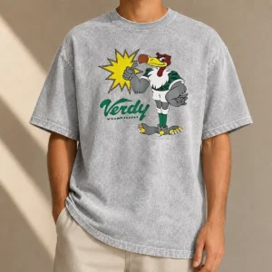 Awesome Verdy Mascot Yomiuri Nippon Football Club 1992 Verdy Yomiuri Washed T-Shirt