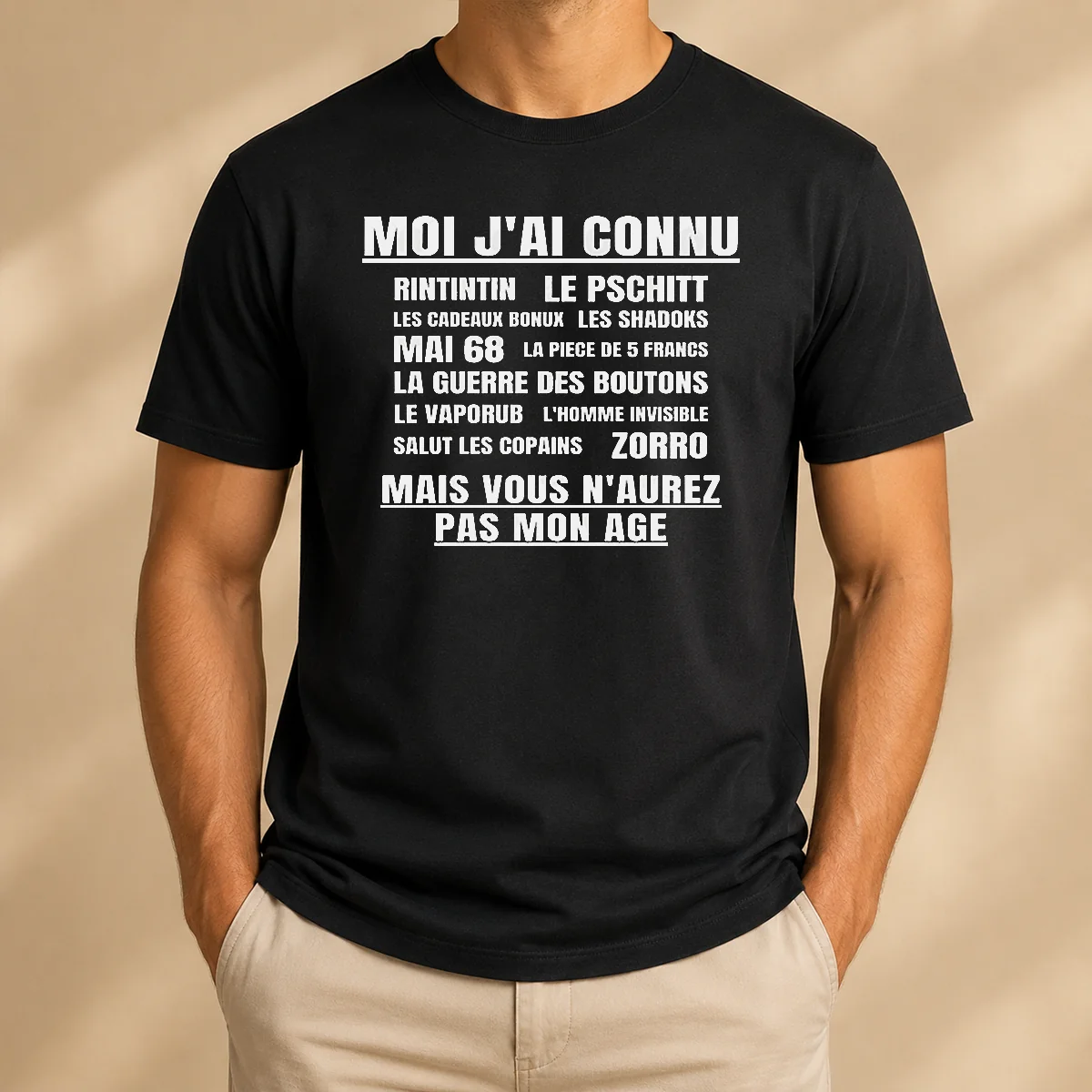 Funny Moi Jai Connu Rintintin Le Shirt Funny Moi Jai Connu Rintintin Le Shirt