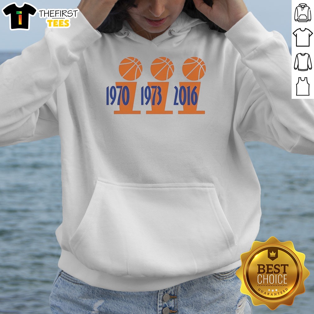 Funny Three Championship Trophies 1970 1973 Finals 2026 Shirt on Hoodie Funny Three Championship Trophies 1970 1973 Finals 2026 Shirt shown as a hoodie preview